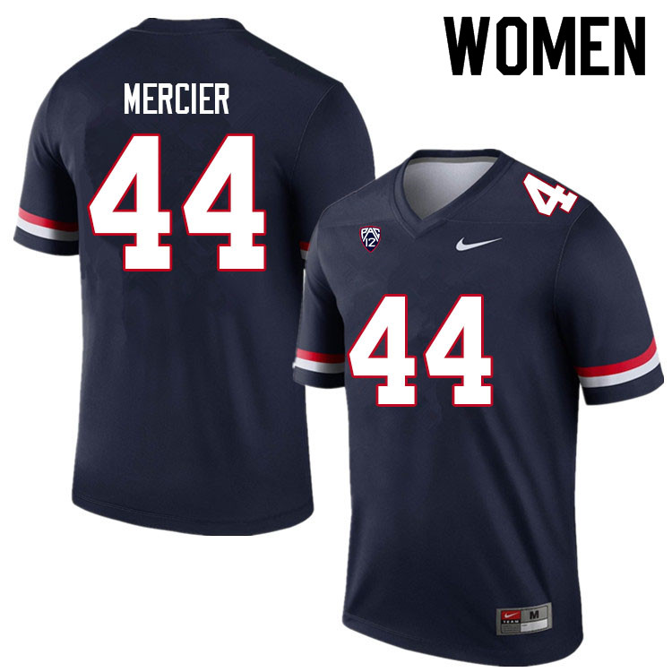 Women #44 Jeremy Mercier Arizona Wildcats College Football Jerseys Sale-Navy